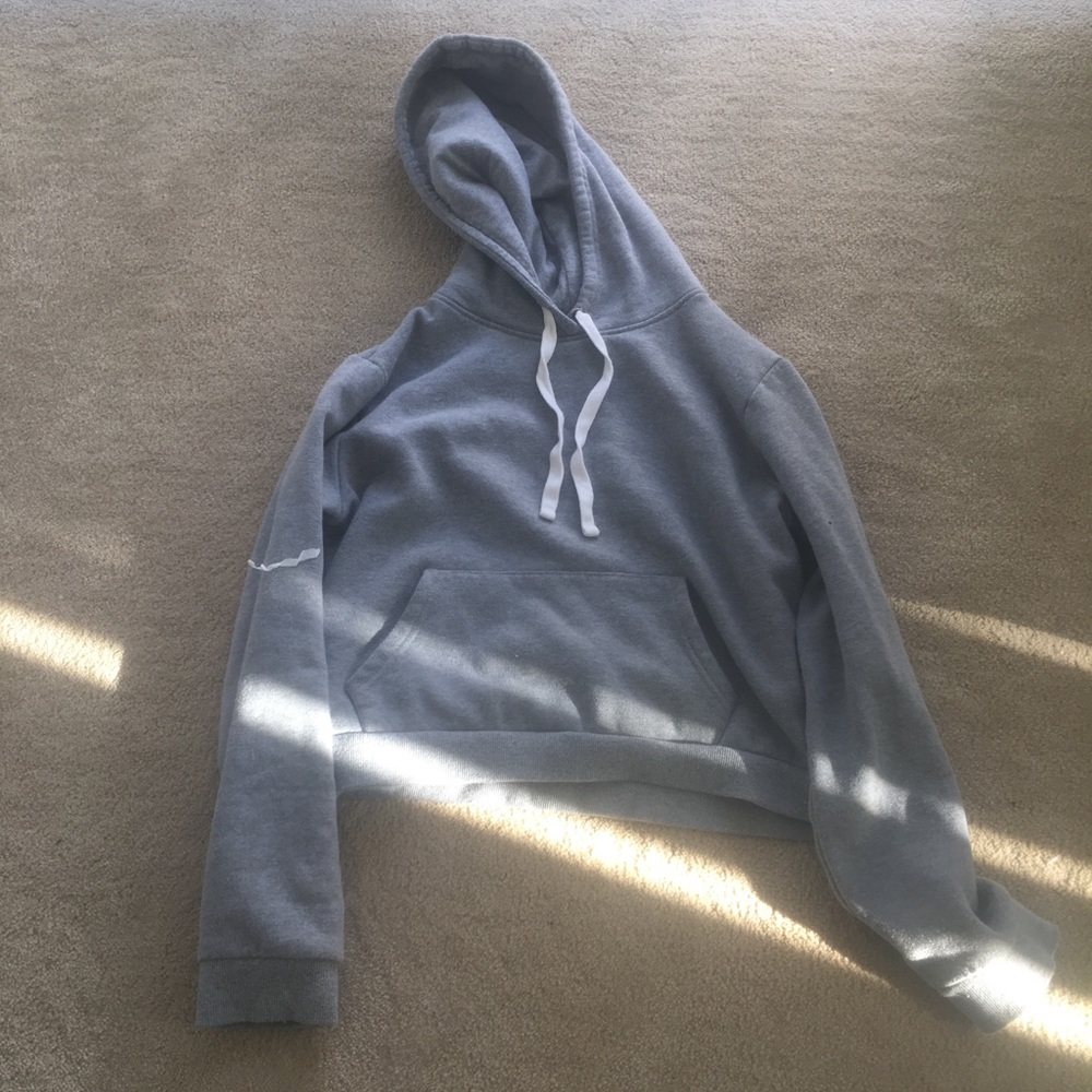 Forever 21 plain gray hoodie in size medium